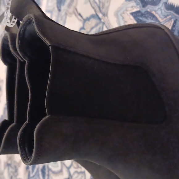 ECCO Women's Wedge Nubuck Leather Bootie Ankle Size 11 EU 42 NEW - Picture 7 of 12